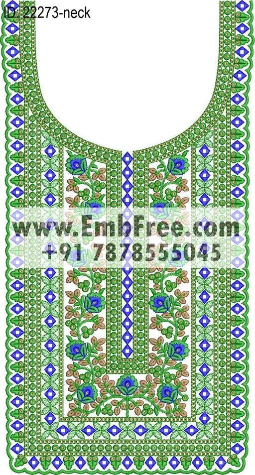 Embroidery Designs for dress id:22273