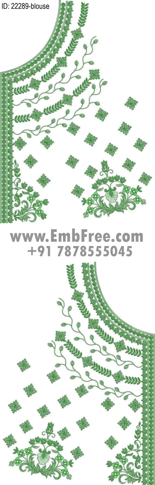 blouse embroidery design-ID:22289