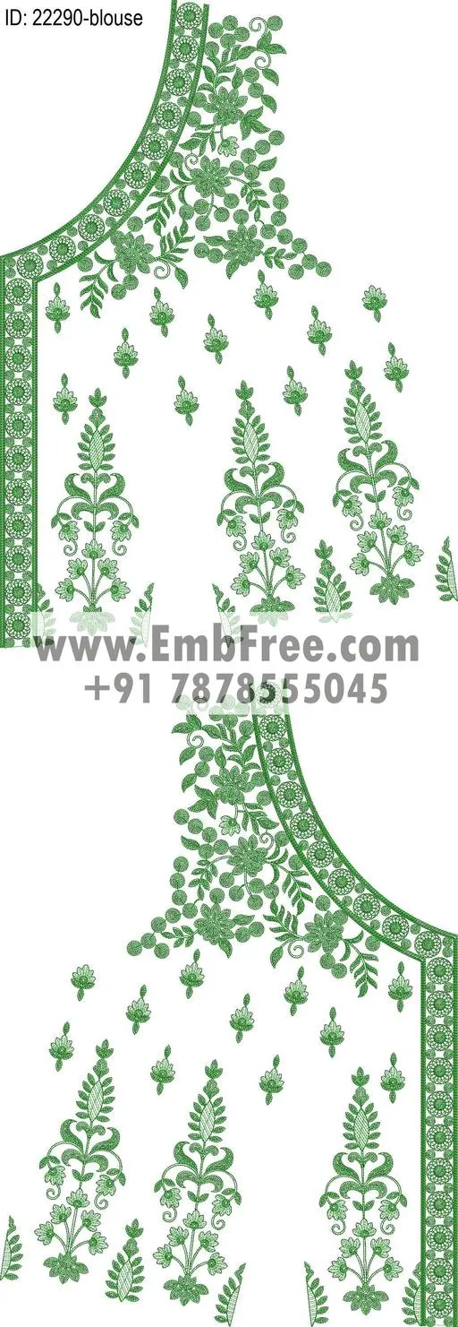 blouse embroidery design
