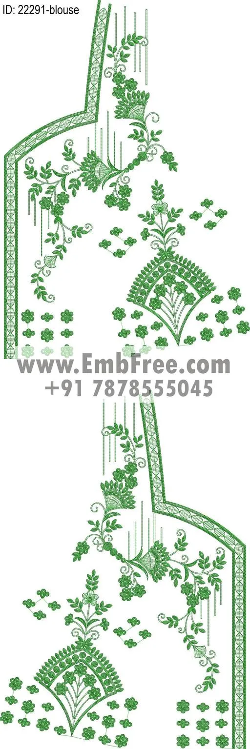 blouse embroidery design