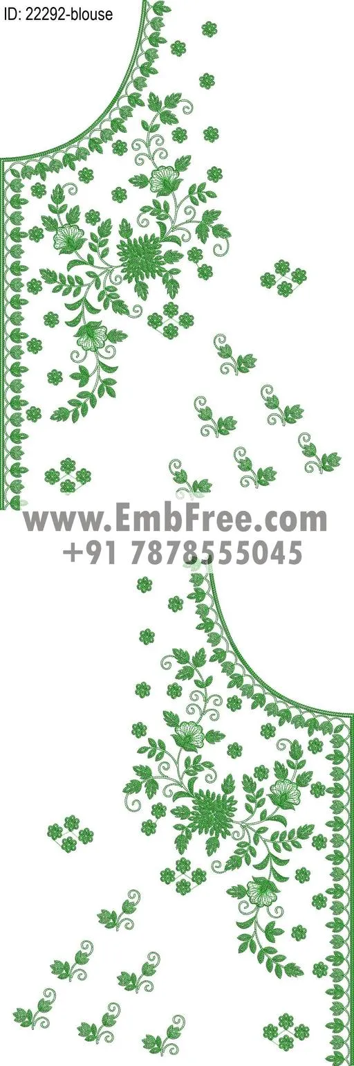 blouse embroidery design