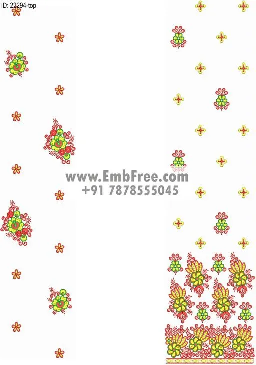 top suit embroidery design-ID:22294