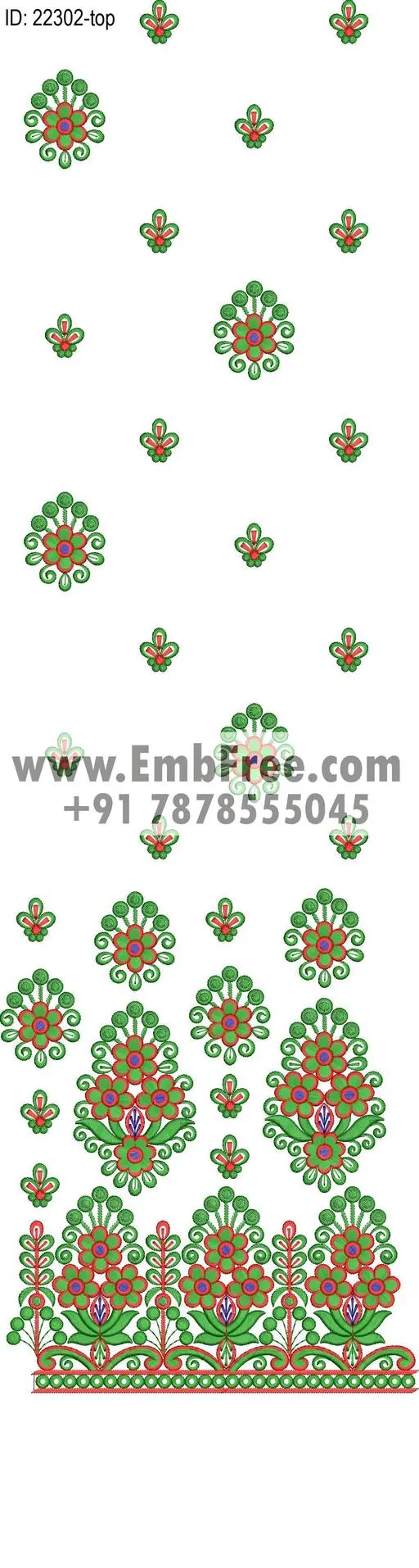 top suit embroidery design-ID:22302