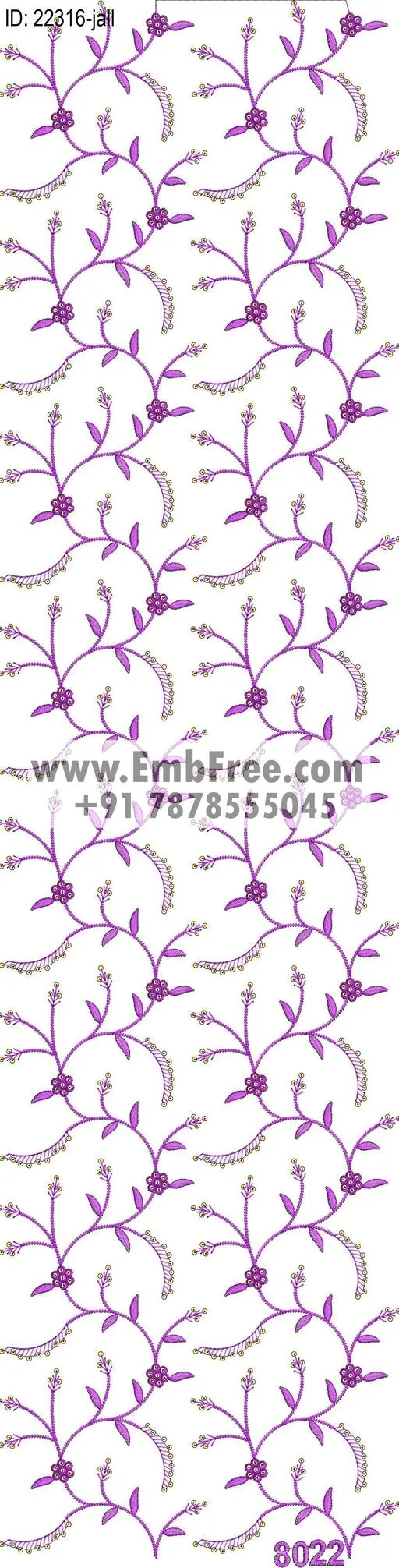 garment embroidery design