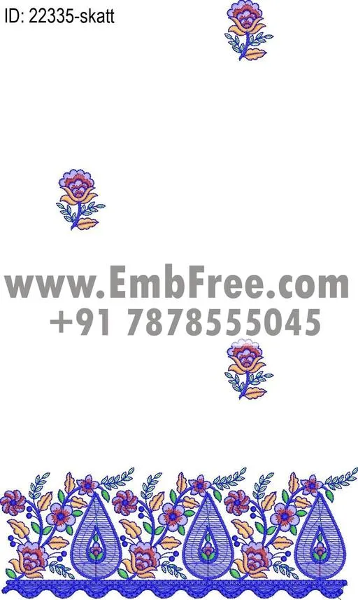 saree cpallu embroidery design thumbnail 3