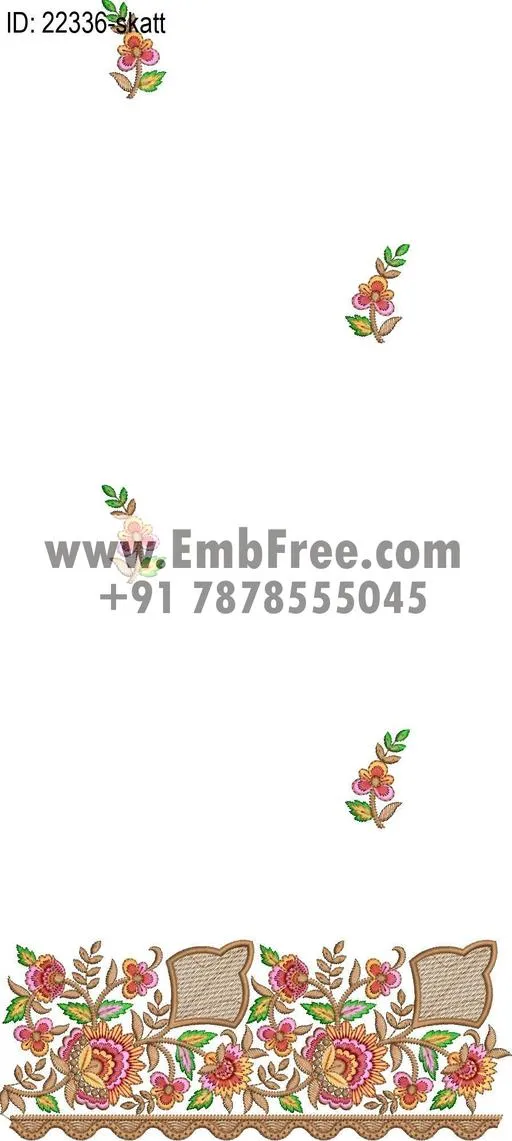 saree cpallu embroidery design thumbnail 3