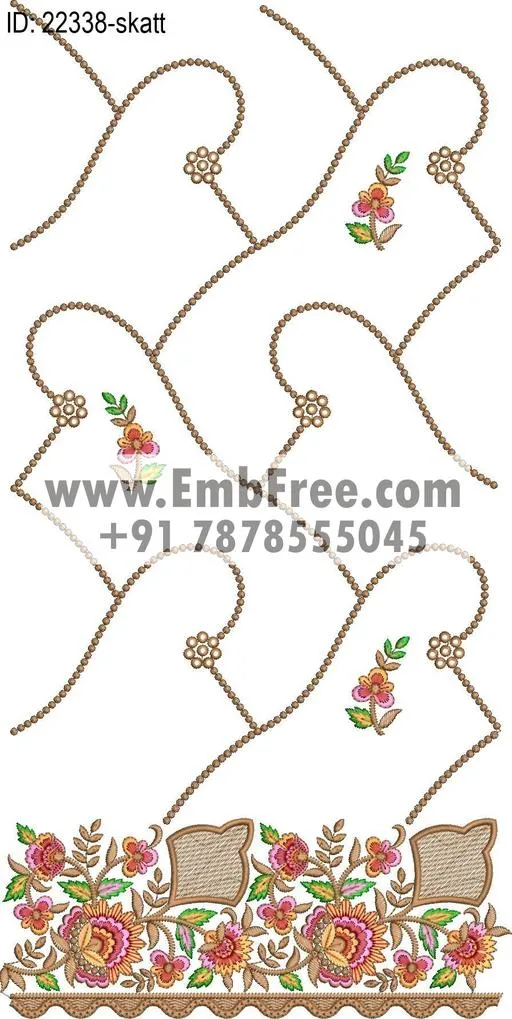 saree cpallu embroidery design thumbnail 3