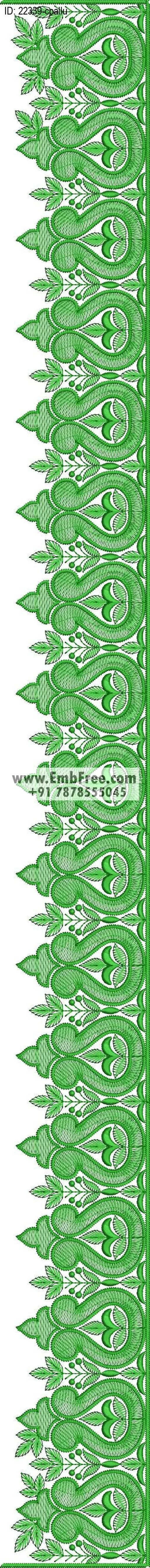 saree cpallu embroidery design