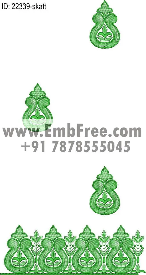 saree cpallu embroidery design thumbnail 3