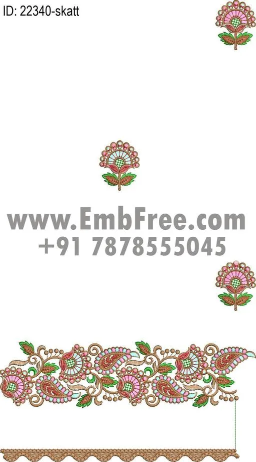 saree cpallu embroidery design thumbnail 3