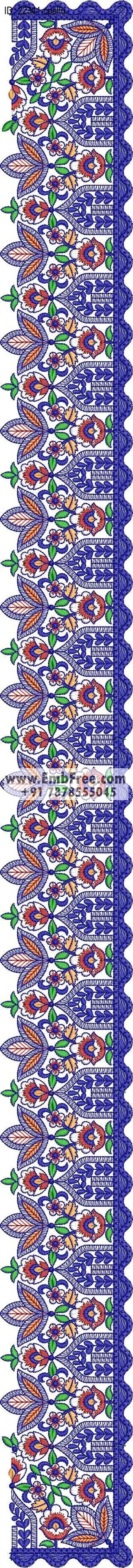 saree cpallu embroidery design
