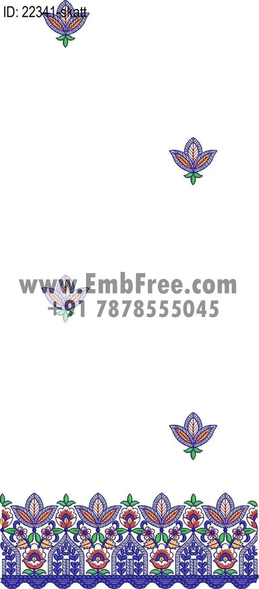 saree cpallu embroidery design thumbnail 3