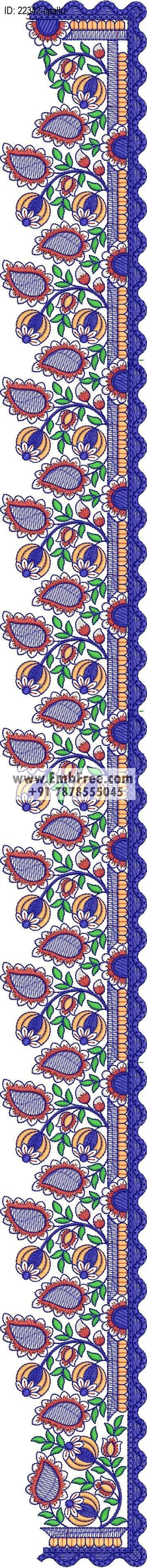 saree cpallu embroidery design