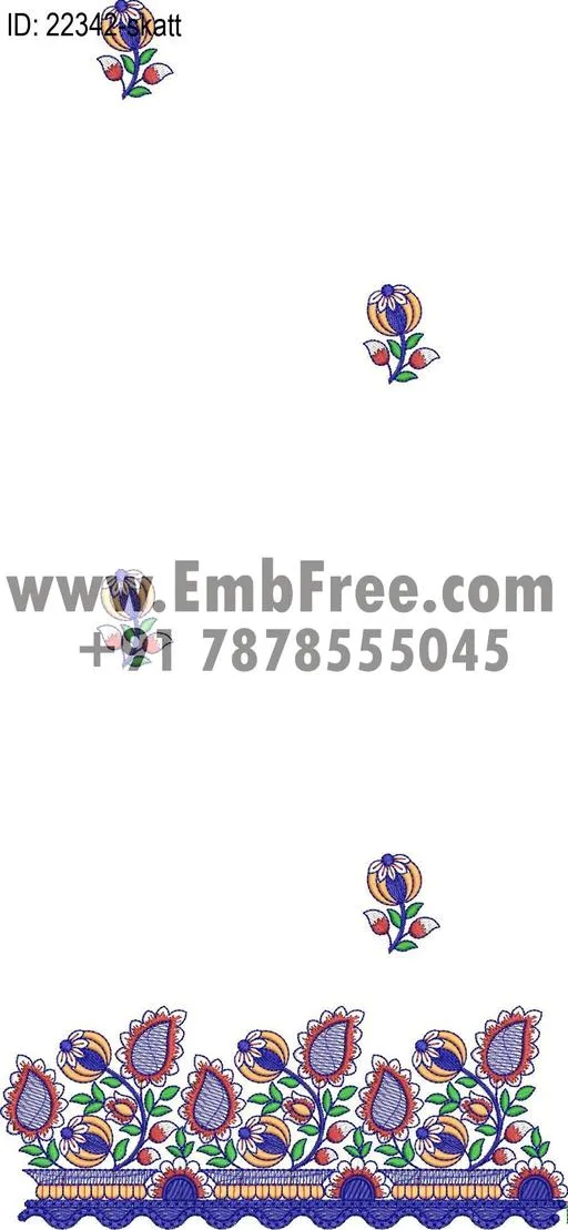 saree cpallu embroidery design thumbnail 3