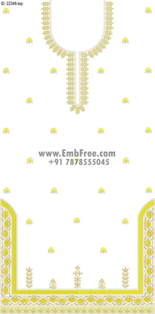 Embroidery Designs for dress id:22348