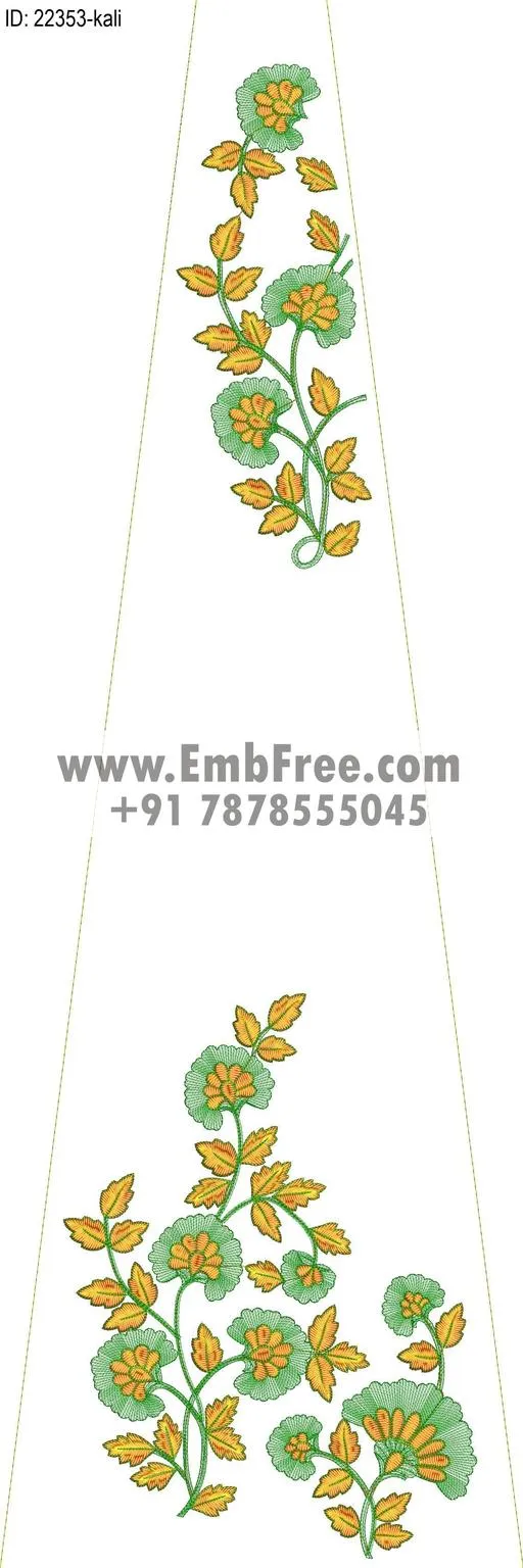 Embroidery Designs for dress id:22353
