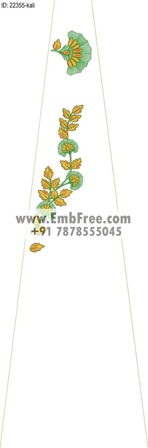 Embroidery Designs for dress id:22355