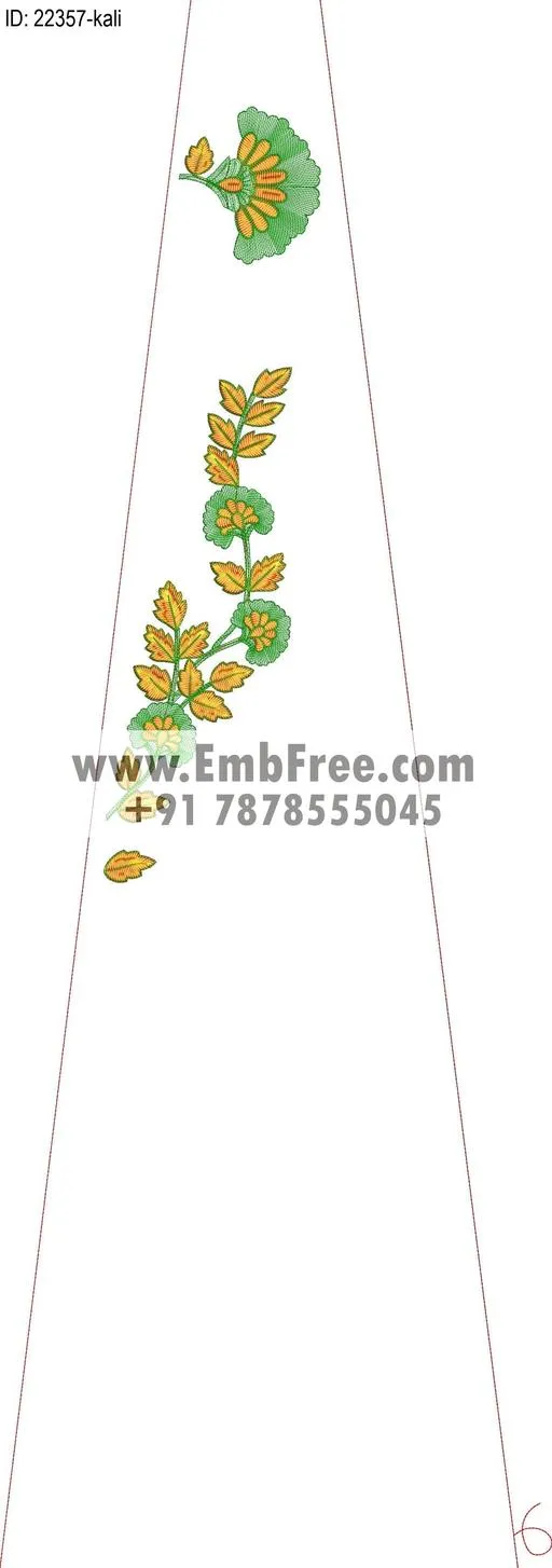 Embroidery Designs for dress id:22357