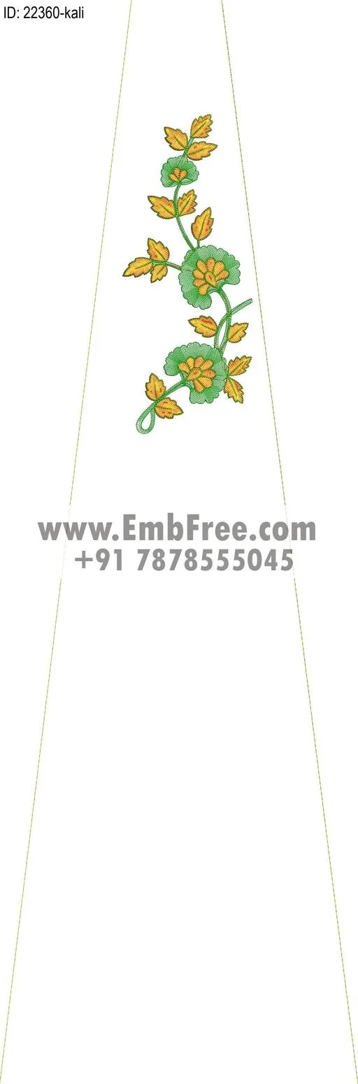 Embroidery Designs for dress id:22360