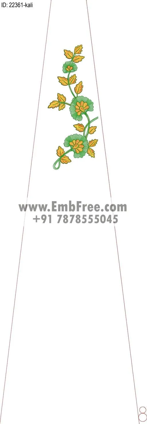 Embroidery Designs for dress id:22361