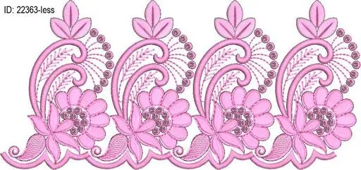 less embroidery design-ID:22363