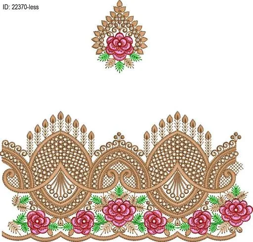 less embroidery design-ID:22370