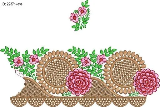 less embroidery design-ID:22371