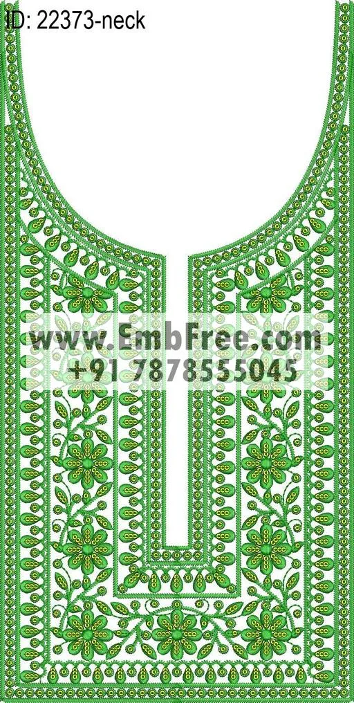 neck embroidery design-ID:22373