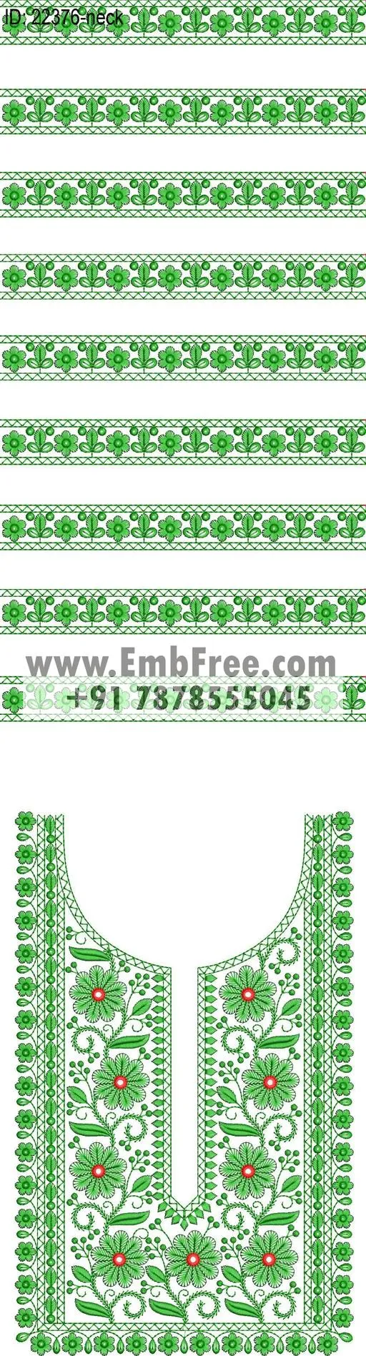 neck embroidery design-ID:22376
