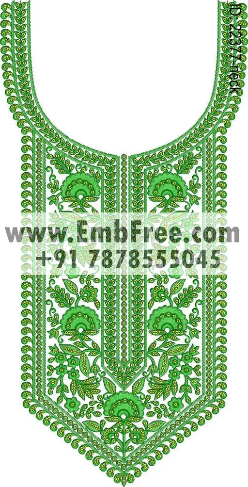 neck embroidery design-ID:22377