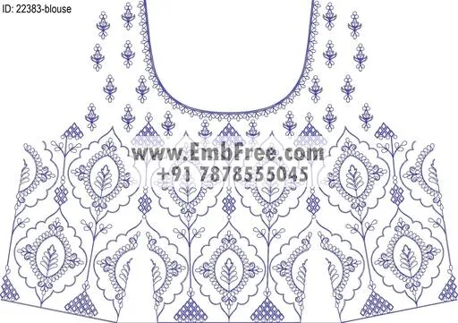 blouse embroidery design