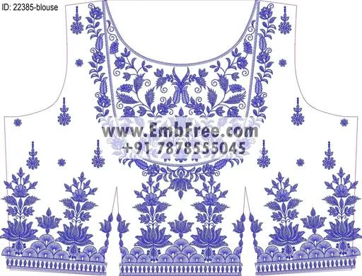 blouse embroidery design-ID:22385