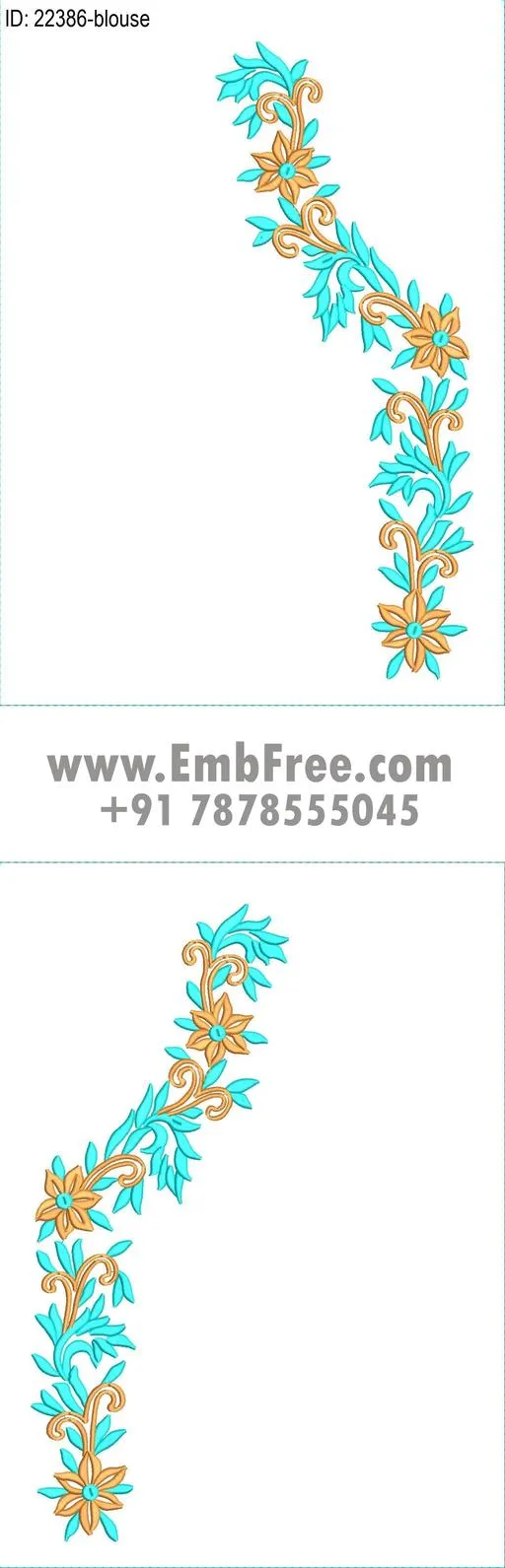 blouse embroidery design-ID:22386