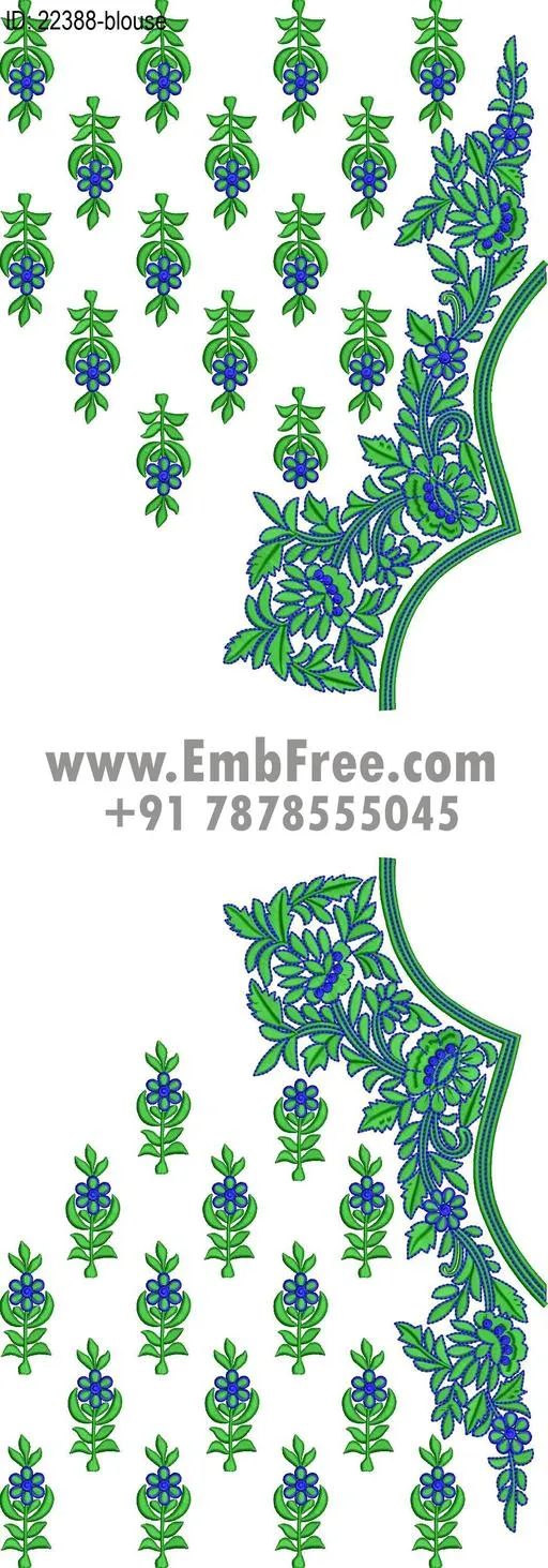 blouse embroidery design