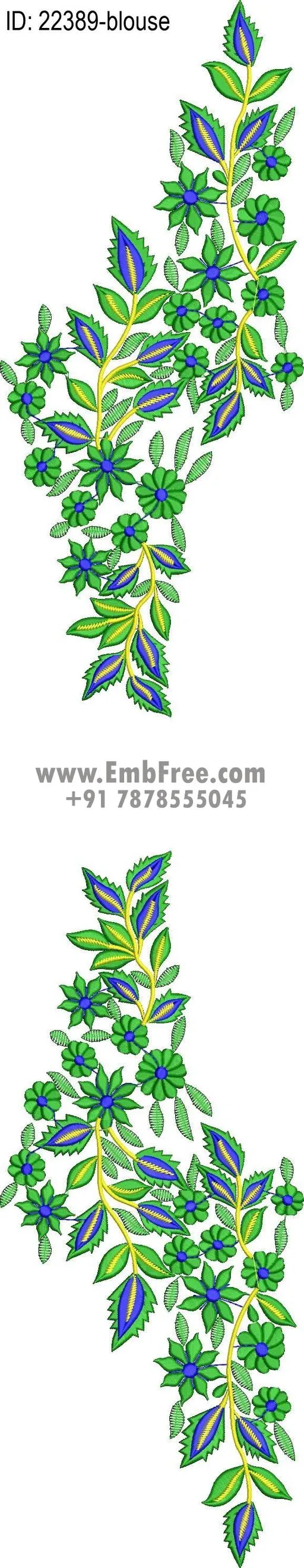blouse embroidery design
