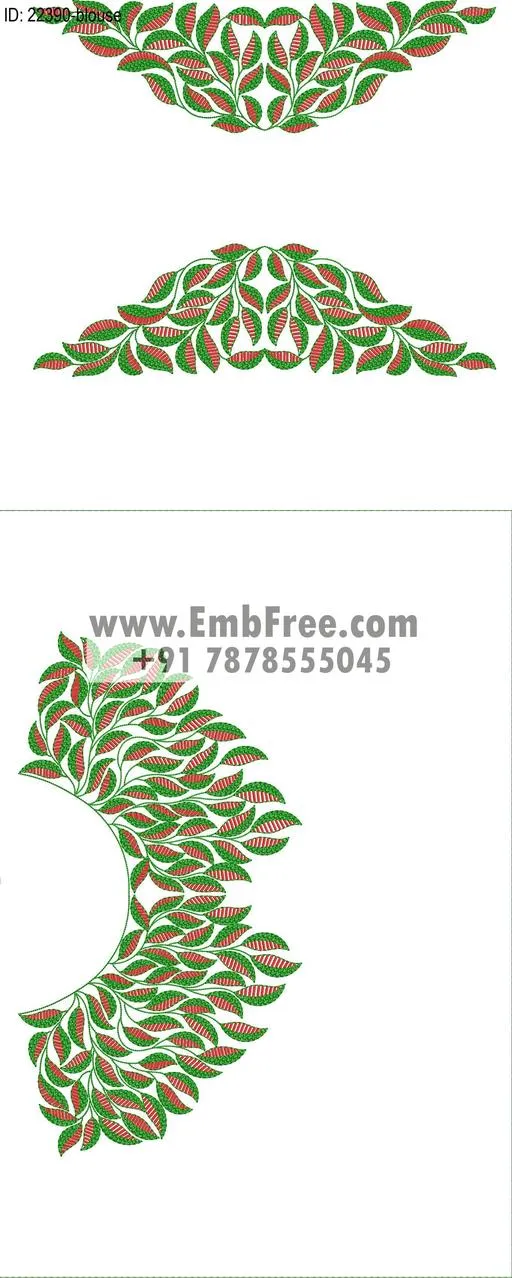 blouse embroidery design