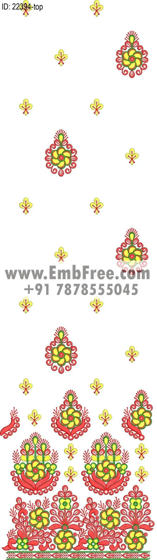top suit embroidery design