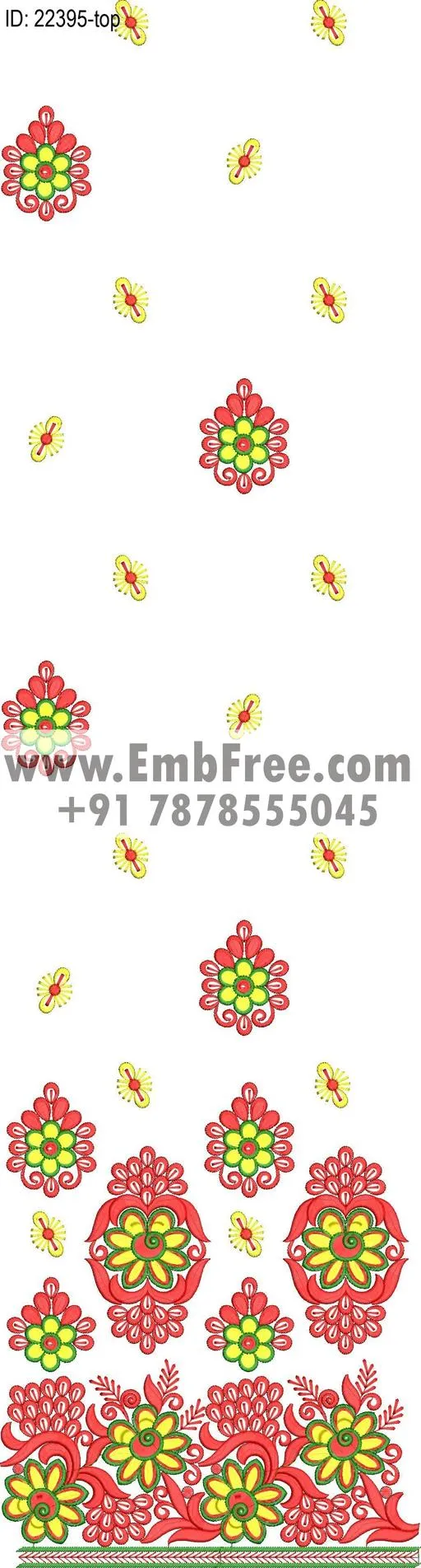 top suit embroidery design