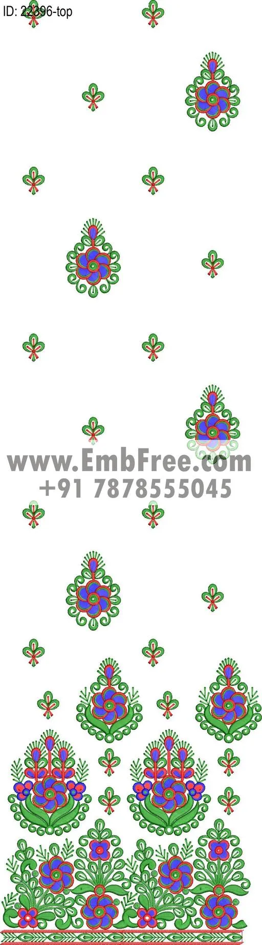 top suit embroidery design