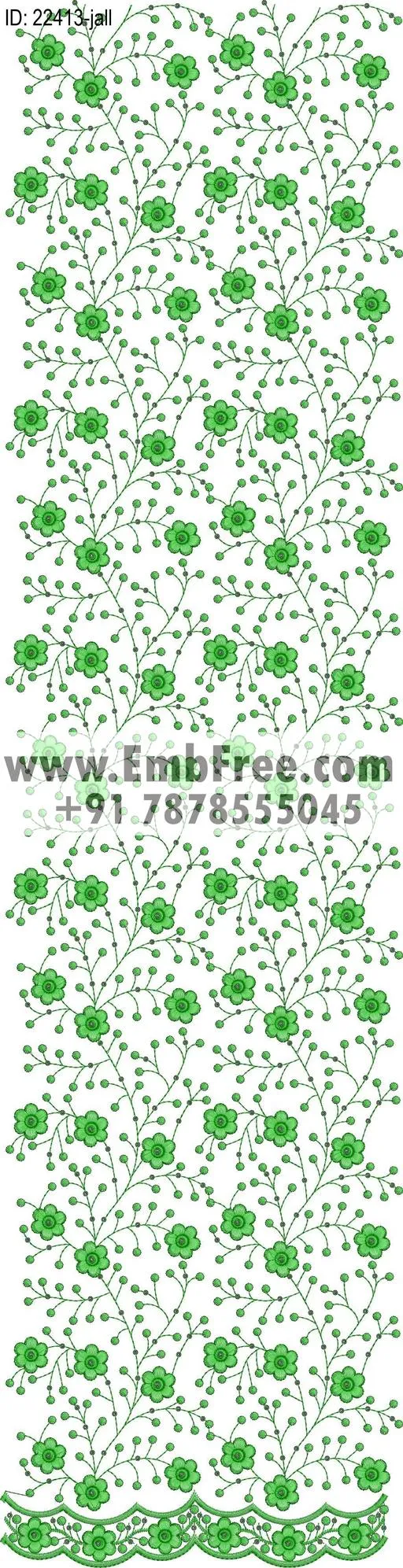 garment embroidery design-ID:22413