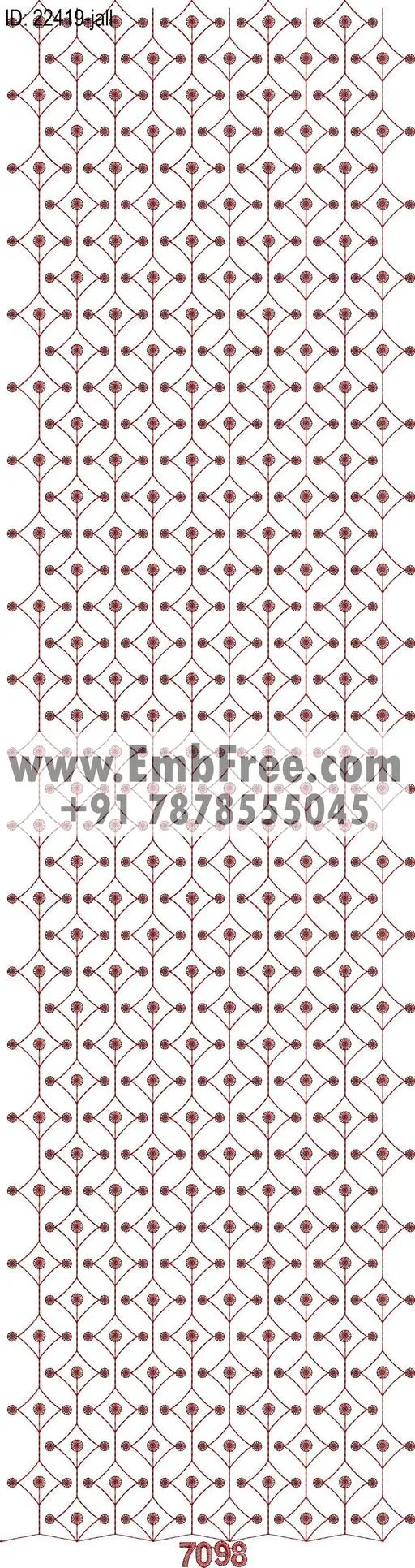 garment embroidery design-ID:22419