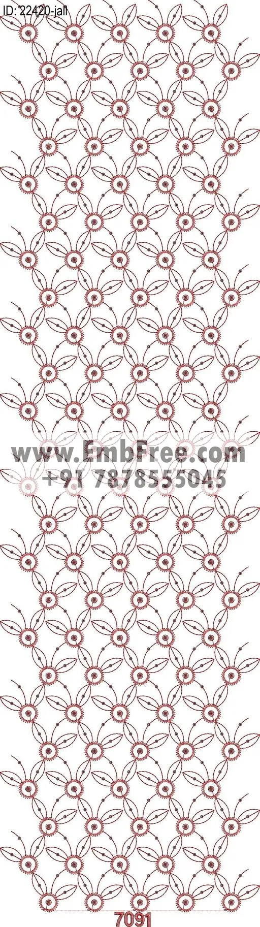 garment embroidery design-ID:22420