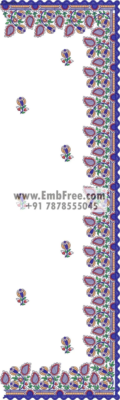 saree cpallu embroidery design