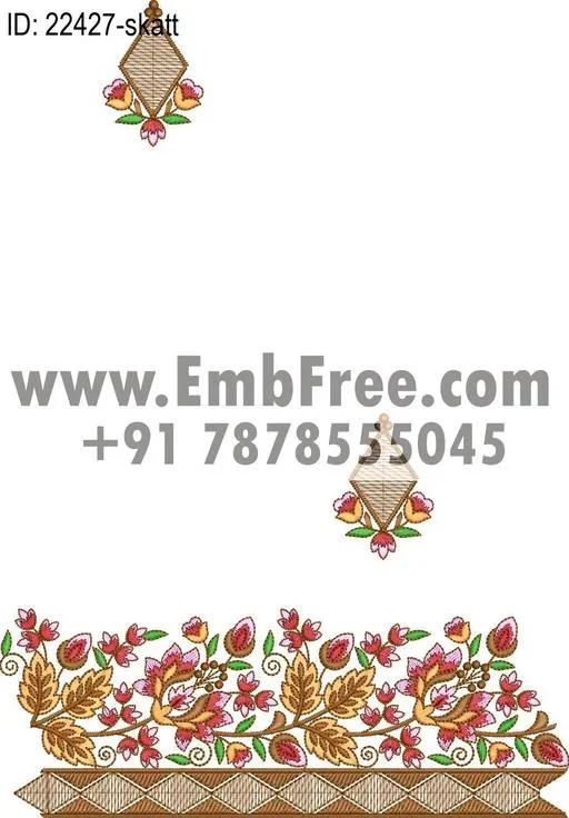 saree cpallu embroidery design thumbnail 3