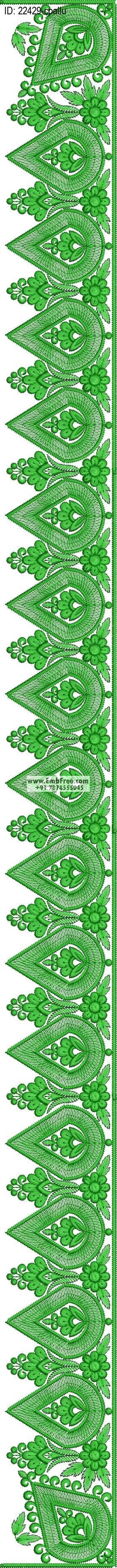 saree cpallu embroidery design