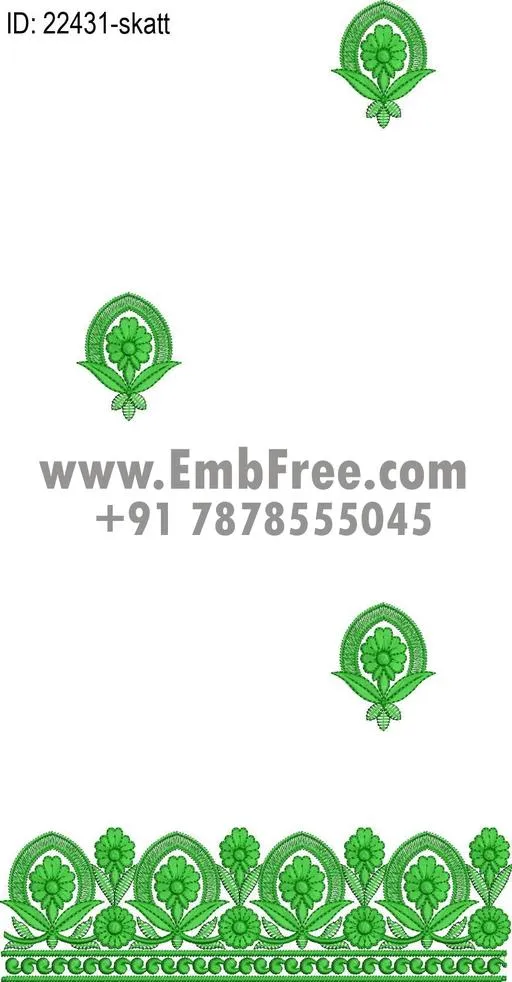 saree cpallu embroidery design thumbnail 3