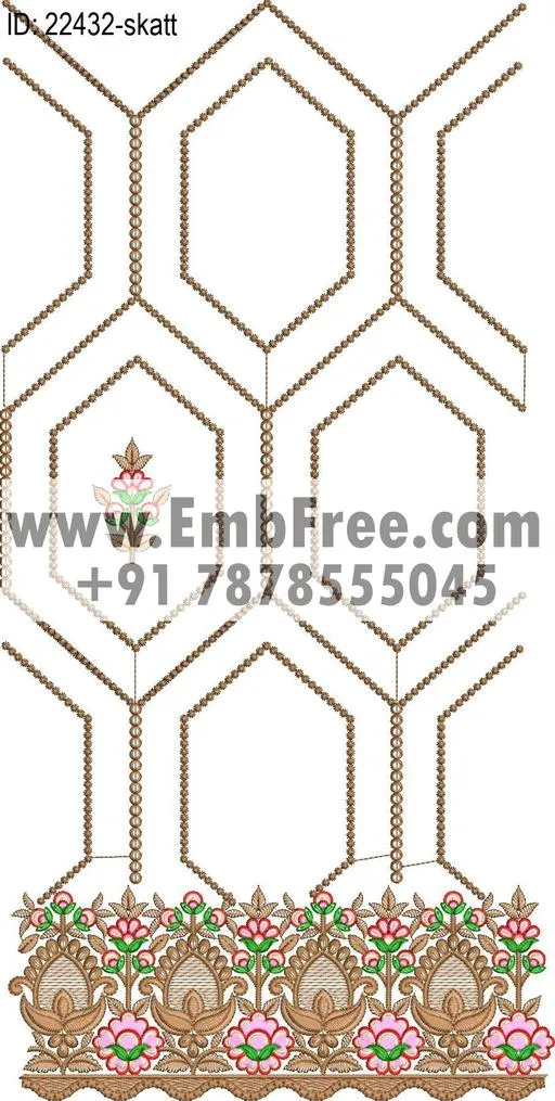 saree cpallu embroidery design thumbnail 3