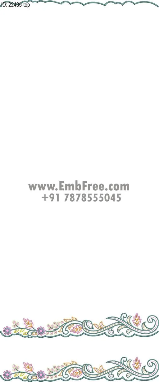 Embroidery Designs for dress id:22435