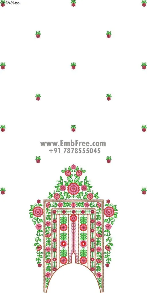 Embroidery Designs for dress id:22439