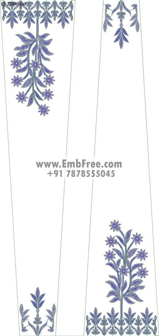 Embroidery Designs for dress id:22446